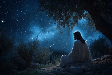 Jesus Praying in Gethsemane