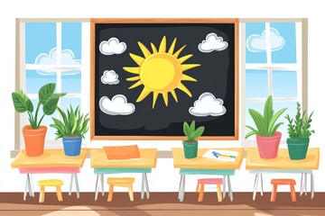 Inviting Educational Classroom