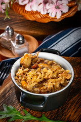 Bigos - traditional Polish food.