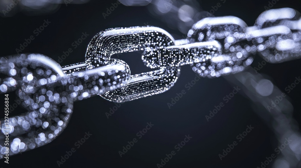 Poster digital chain: interconnectedness and security in the technological age