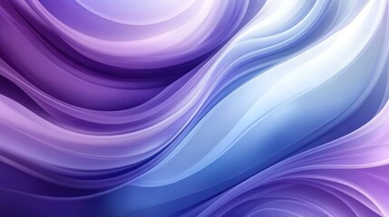 Fototapeta premium Abstract purple blue waves flow design, digital art background, website banner