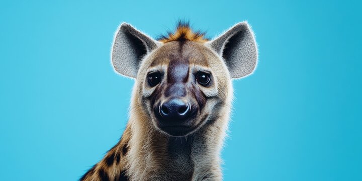 A close-up image of an African honey badger looking intently at the camera with a somewhat scruffy appearance.