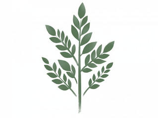 Fototapeta premium veganism logo, green vegetables on a light background in a graphic style