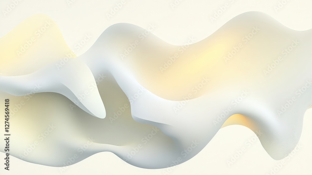 Poster elegant abstract wave background in soft neutral colors and subtle lighting