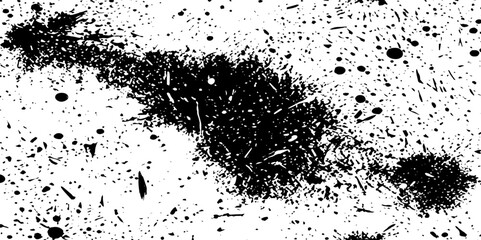 modern Texture grunge black or white of grunge cracks dust and scratches old wall texture vector background.
