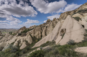 Beautiful landscape of cappadocia near Nevshehir
