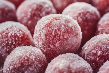 Frosty Frozen Meatballs Display