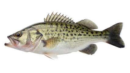 Fototapeta premium Spotted Bass on Transparent Background