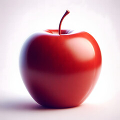 Obraz premium red apple isolated on white