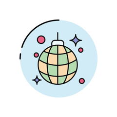 Disco Ball vector icon