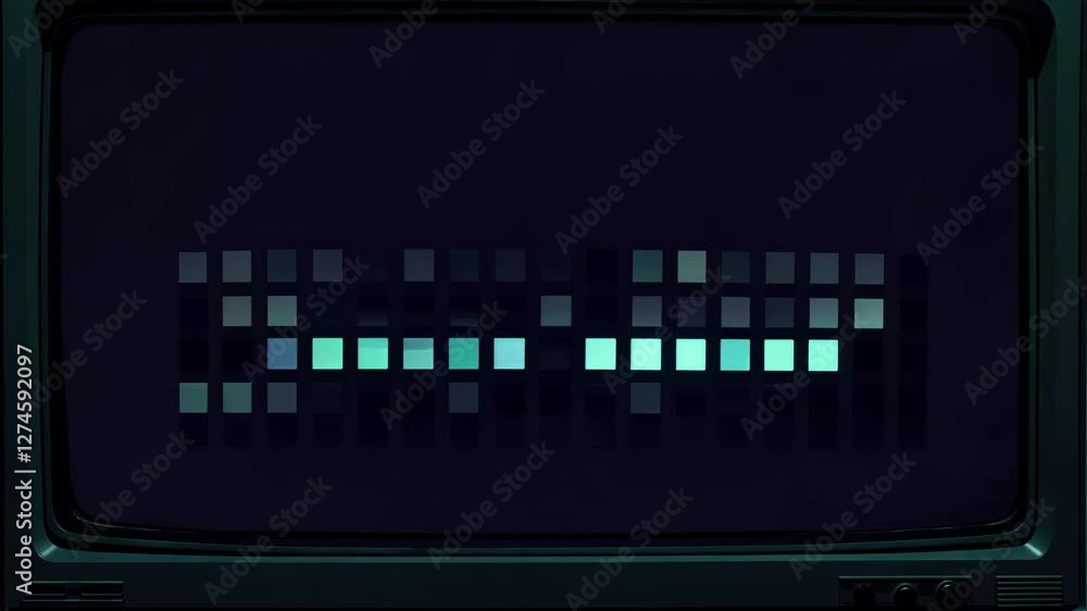 Poster Retro Loading Screen