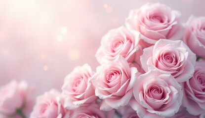 elegant rose blossom frame for invitations