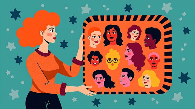 Colorful display of female power