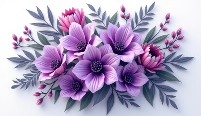 Obraz premium soft lavender flower background for elegant invitations