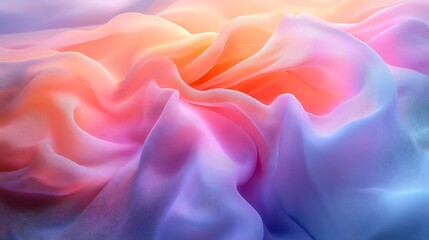 Obraz premium Sleek colorful waves fluid abstract pattern high resolution hd background