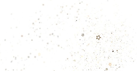 Golden Confetti Explosion