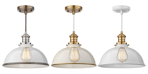 Stylish ceiling lights in three elegant designs