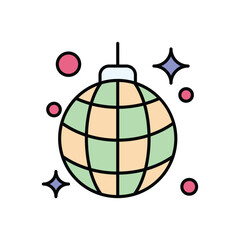 Disco Ball vector icon