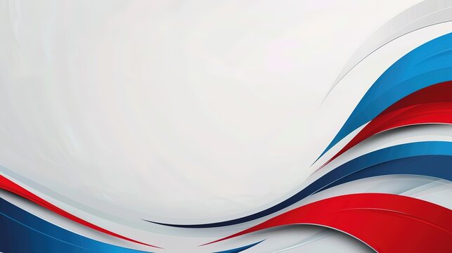 red white blue professional business template background, geometric shape with dot and line 