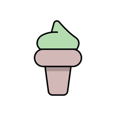 Ice Cream Cone vector icon
