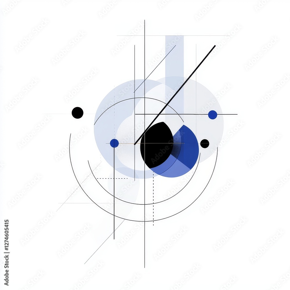 Aufkleber a sci-fi infographic displaying abstract information is presented in a futuristic hud format