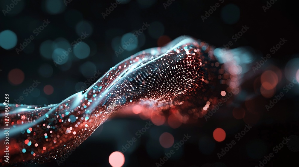 Aufkleber stock features a premium abstract conceptual hud and circuit board space futuristic technology ui in