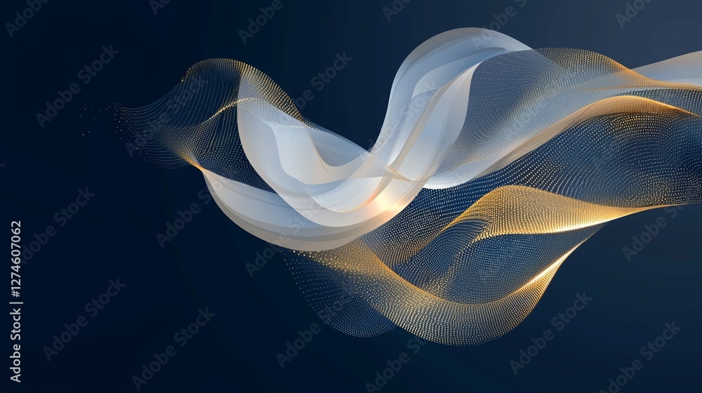Poster the abstract background represents a futuristic technology concept designed for business solutions, 
