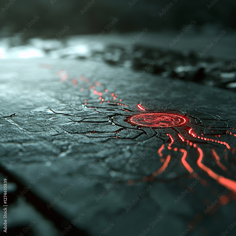 Poster a futuristic gaming interface background with abstract technology elements, including neon accents a