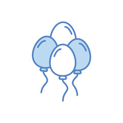 Balloon Bliss vector icon