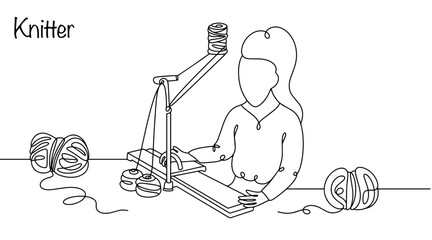 Machine knitting