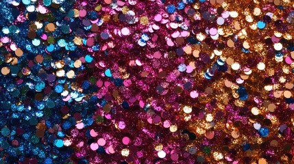 Glittering colorful party background. Concept for holiday, celebration, New Year's Eve