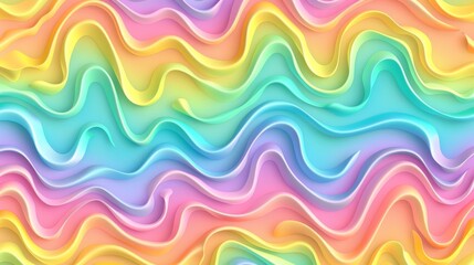 Dreamy abstract sunset  a whimsical gradient of swirling pastel colors with sparkling effects
