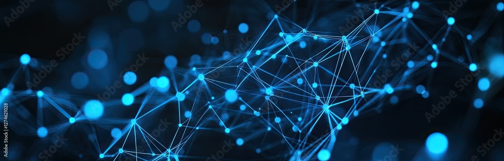 Poster big data visualization with a strong scientific foundation. navigating the intricate matrix of big d
