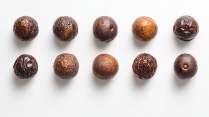 Obraz premium many candies on white background