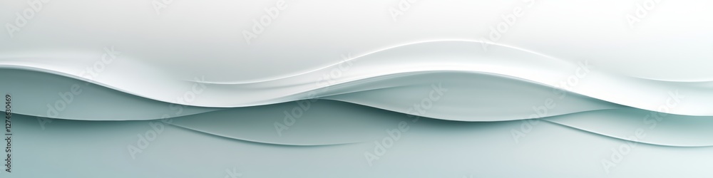 Poster seamless baby blue background with delicate wave texture pattern in subtle 3d low profile design