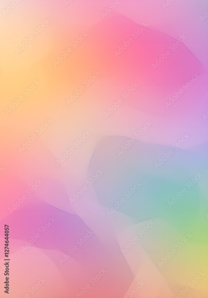 Poster soft pastel gradient background with blended colors. abstract watercolor texture for design projects