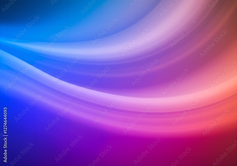 Poster vibrant multicolor abstract background with smooth curved lines. digital design for presentation, wa