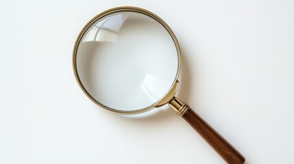 Magnifying Glass isolated on White Background