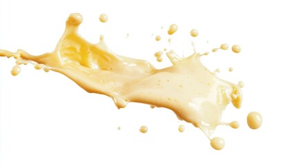 Coffee dripping from a cup onto white background