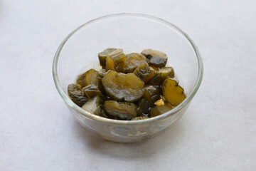 Japanese pickled cucumber,  Japanese food