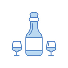 Wine vector icon