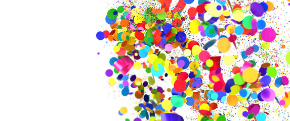 Colorful Confetti Explosion
