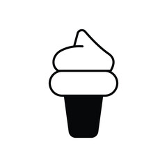 Ice Cream Cone vector icon