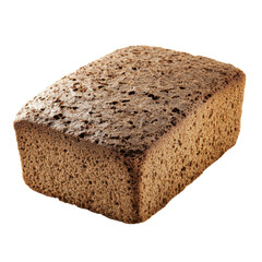 Freshly baked whole grain bread loaf on a clean surface