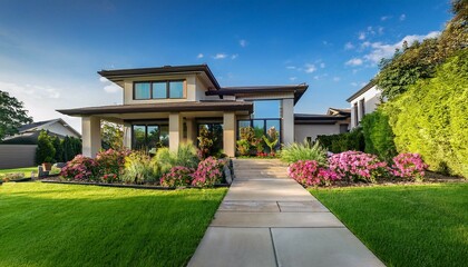 house in the garden