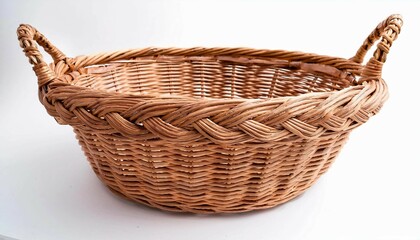 Obraz premium empty wicker basket