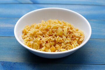 Dries cabbage leaves praserveg vegetables