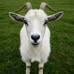 Fototapeta premium goat on pasture