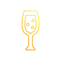 Bubbly Glass vector icon