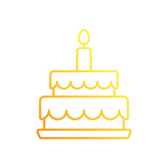 Cake vector icon